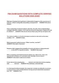 FBA EXAM QUESTIONS WITH COMPLETE VERIFIED SOLUTIONS 2025-2026!!
