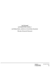 Paniere chiuse GEN 2025_Letteratura Latina 1_Romanini Emanuele