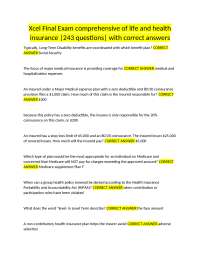 Life and Health Insurance Exam: Comprehensive Review with Answers
