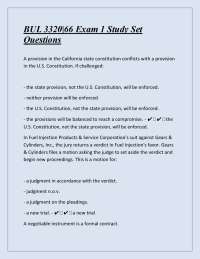 BUL 3320 Exam 1 Study Set: Contracts, Torts, and Legal Procedures