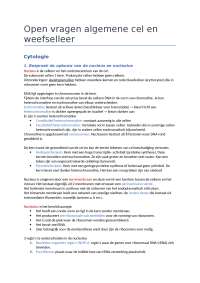 Algemene cel en weefselleer