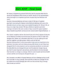 2025 AHIP - Final Exam