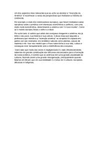 resumo a invensao da america