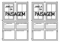 Atividade sobre janela da paisagem