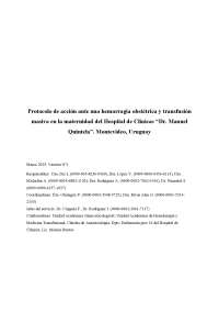 Manejo de la Hemorragia Puerperal: Guía para Profesionales de la Salud