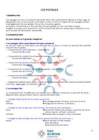 POTAGES CUIISINE PREPARATION