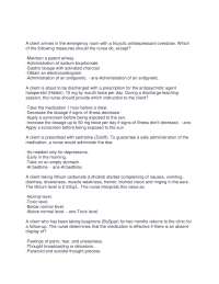 Psychopharmacology Multiple Choice Questions and Answers