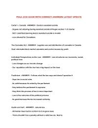 Canadian Law: Key Concepts and Cases - Exam Review with Answers