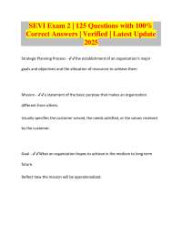 Strategic Planning and Management: Definitions and Concepts