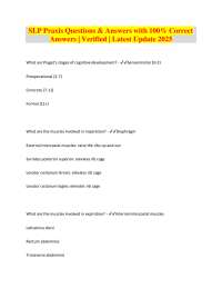 SLP Praxis Questions & Answers: Anatomy, Physiology, and Speech Production