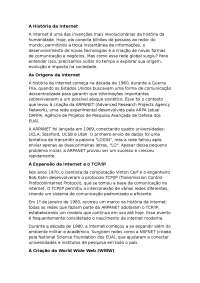 A história da internet