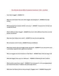 Wonder: Questions and Answers for Study