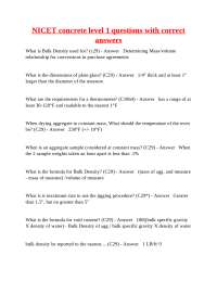 NICET Concrete Level 1 Exam Preparation: Questions and Answers