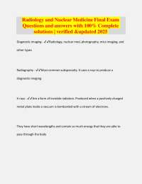 Diagnostic Imaging Techniques: A Comprehensive Guide for Radiology Students