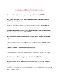 Idaho Real Estate Exam Questions and Answers