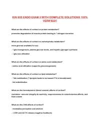 Endocrine System Exam 3: Cortisol, Androgens, and Catecholamines