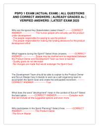 Scrum Methodology: Exam Questions and Answers