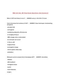 Advanced Mechanical Ventilation: Questions and Answers for RES 235 Final Exam