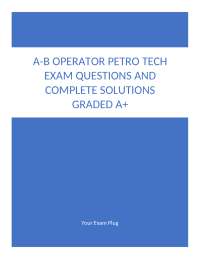 Underground Storage Tank (UST) Exam Questions and Answers