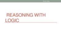 Reasoning with Logic: Deductive, Inductive, and Abductive Reasoning - Prof. Kanana