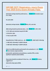Driver Certification: Respiratory & Neurological Exam Guide