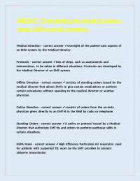 NREMT Exam Preparation: Key Concepts and Definitions