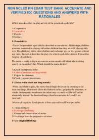NGN NCLEX RN Exam Test Bank: 600 Verified Questions & Rationales