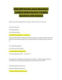 ARM 400 Practice Exam Questions: Certified Global Sources