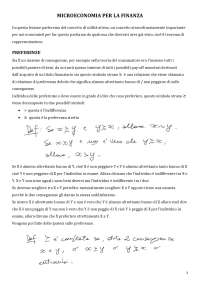 MIcroeconomia per la finanza prof F colombo