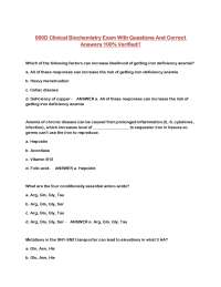 Clinical Biochemistry Exam Questions and Answers: A Comprehensive Review of Key Concepts