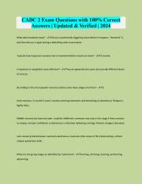 CADC 2 Exam Questions and Answers: A Comprehensive Guide to Substance Use Disorder