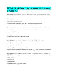 Firefighter Final Exam Questions and Answers