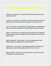 Drywall Installation Terminology and Techniques: A Glossary of Terms and Definitions