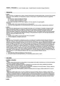 Análisis de Caso Clínico: Tirotoxicosis y Resistencia a Hormonas Tiroideas