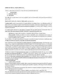 Derecho Penal Parte especial