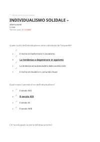 risposte ecm- individualismo
