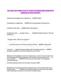 Fatty Acid Catabolism: A Comprehensive Guide with Solved Exercises