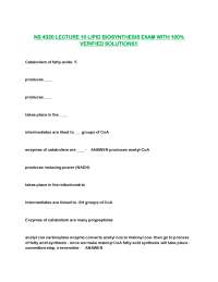 Lipid Biosynthesis: A Comprehensive Guide with Exam-Ready Solutions
