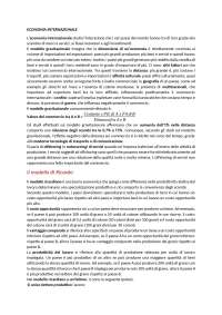 Appunti x esame di economia internazionale