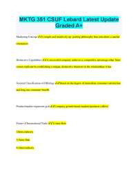 Marketing Concepts and Theories: A Summary of Key Principles