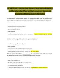Business Law: Final Exam Review - Comprehensive Explanations and Solutions