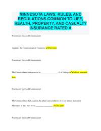 Minnesota Insurance Laws, Rules, and Regulations: A Guide for Producers