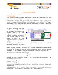 El Transformador: Funcionamiento, Tipos y Aplicaciones