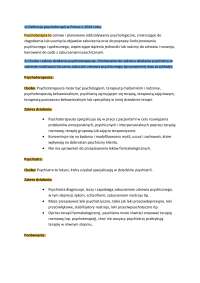 elementy psychoterapii notatki
