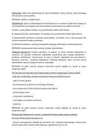 Podstawy metodologii badań społecznych