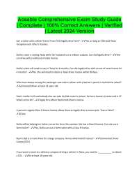 Texas Driver's License Exam Study Guide: Comprehensive Review of Rules and Regulations