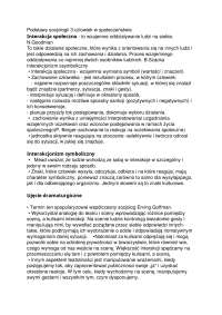 podstawy socjologii notatka