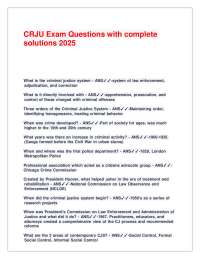 Criminal Justice Exam Questions and Answers: A Comprehensive Guide