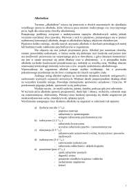 Notatka o alkoholizmie