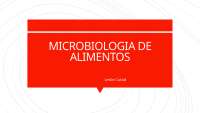 Microbiología de Alimentos: Microorganismos y Seguridad Alimentaria